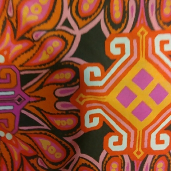 Chico"s One Shoulder Abstract Print Top - Picture 6 of 7